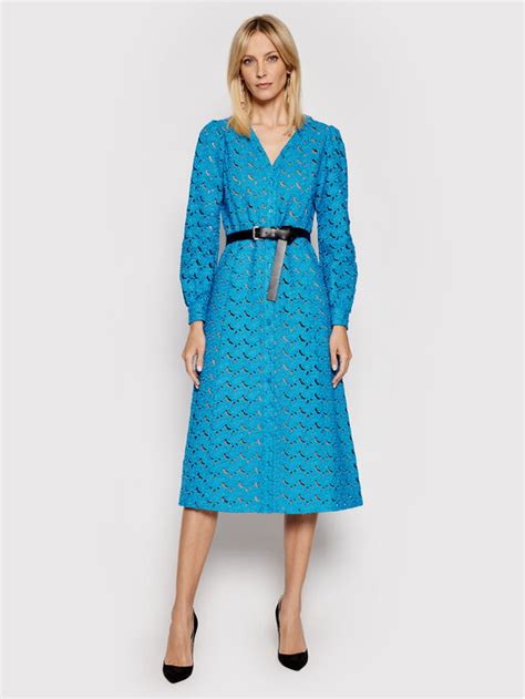 michael kors bluse blau kleid|Michael Kors Collection Blusen und Oberteile .